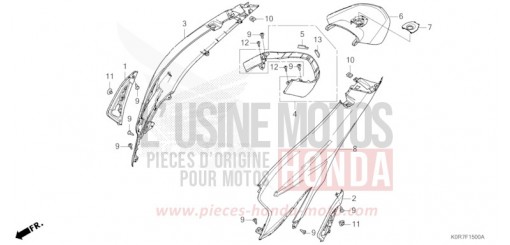 HOUSSE DE CARROSSERIE SH125ADN de 2022